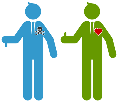 Man in Love and Death clipart
