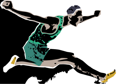 Man Jumping clipart