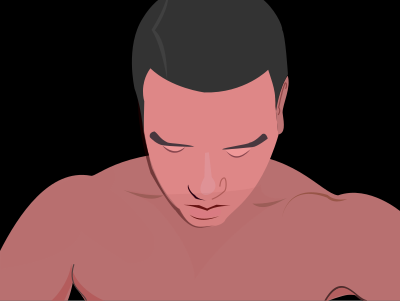 Man Looking Down clipart