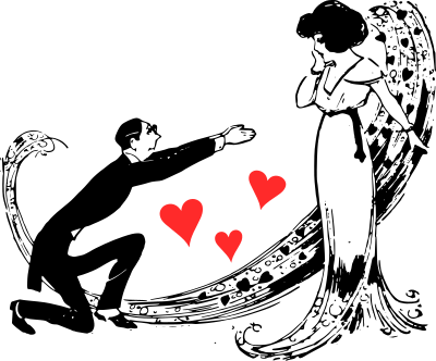 Man Loves Woman clipart