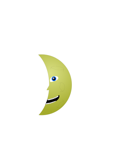 Man on the Moon clipart