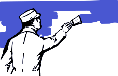 Man Painting clipart