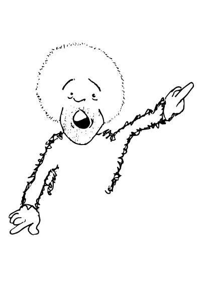 Man Pointing clipart