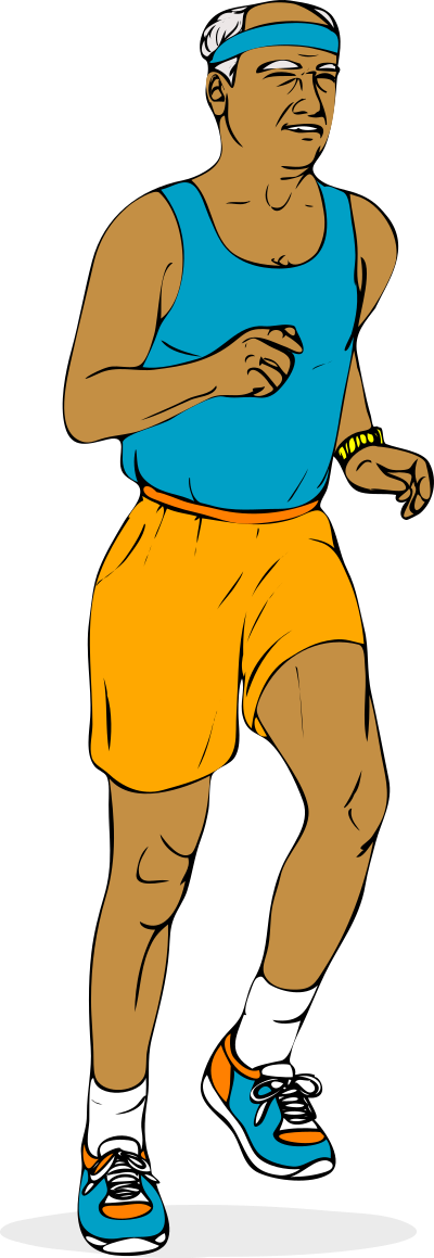 Man Running clipart