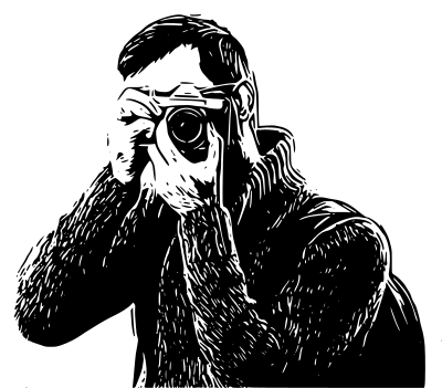Man shot Camera clipart