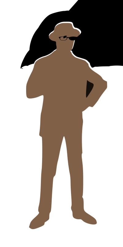 Man-silhouette 01 clipart
