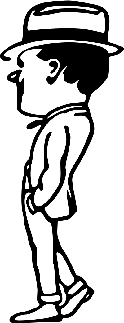 Man walking clipart