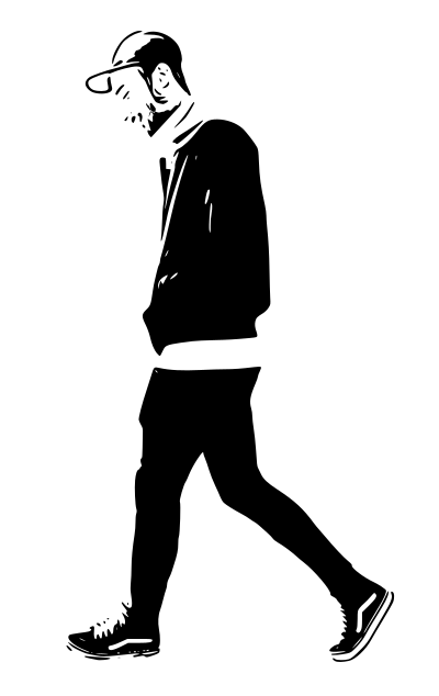 Man Walking clipart