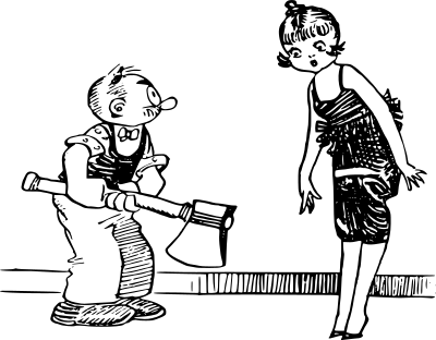 Man with an Ax clipart