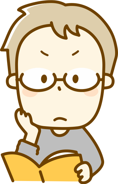 Man with Book clipart