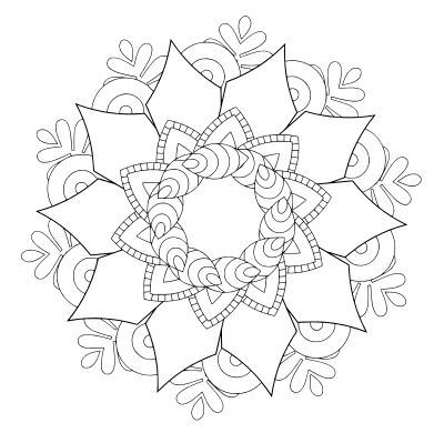 Mandala 3 clipart