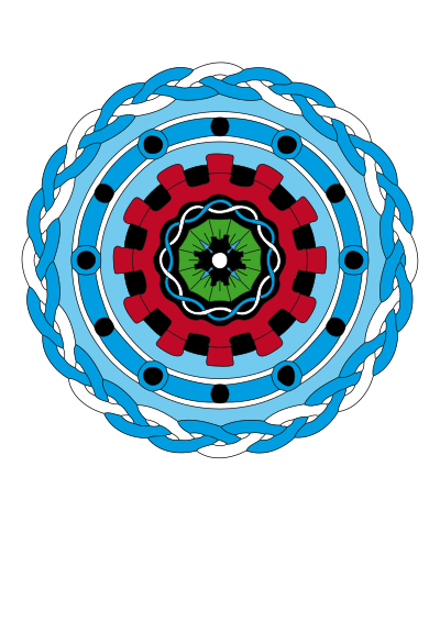 Mandala art clipart