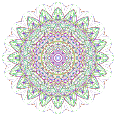 Mandala Burst No BG clipart