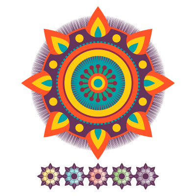 Mandala Flames clipart