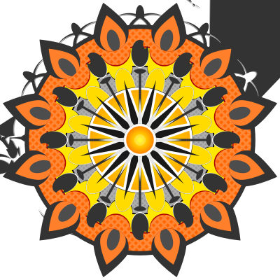 Mandala Yellow clipart