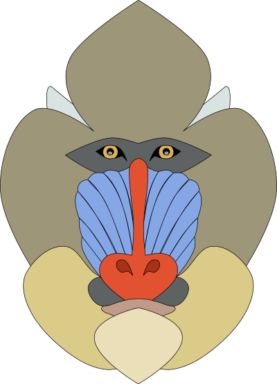 Mandrill clipart