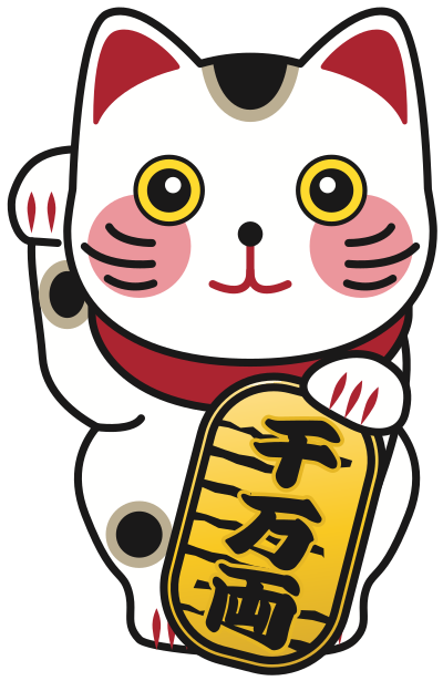 Maneki Neko (Lucky Cat) clipart