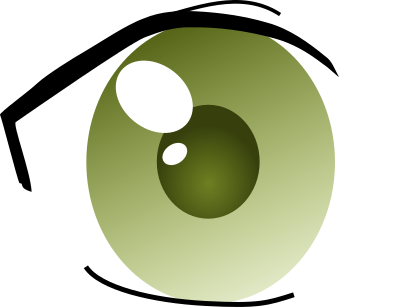 Manga Eye (right) clipart