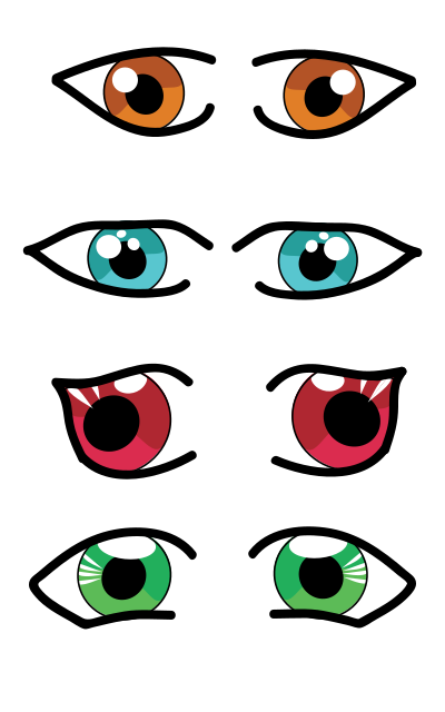 Manga Eyes clipart