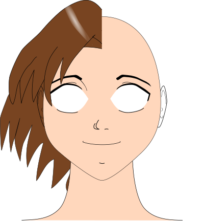 Manga Face clipart