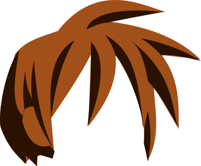 Manga hair clipart