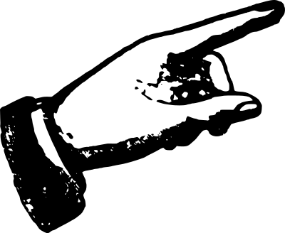 Manicule Mark clipart