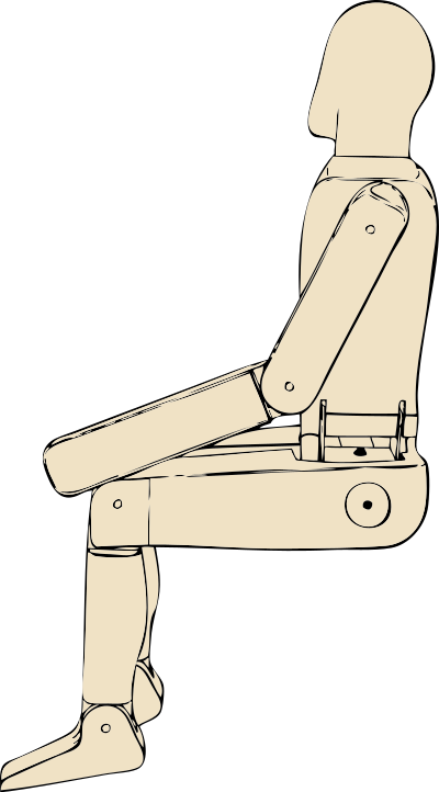 Mannequin side view clipart