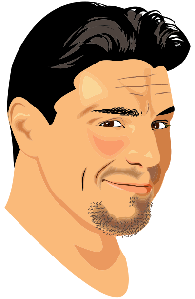 Man's Portrait clipart