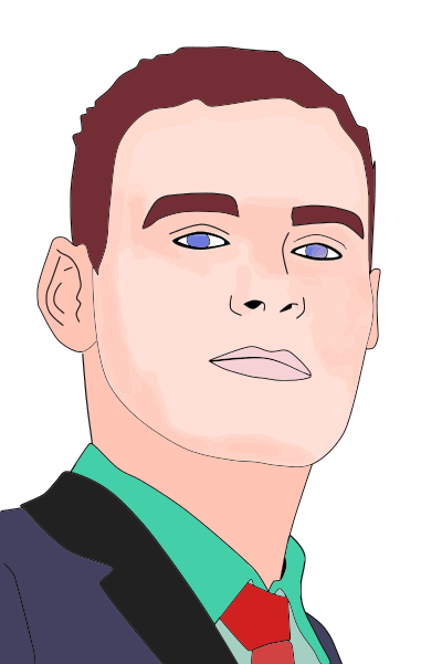 Man's Portrait 3 clipart
