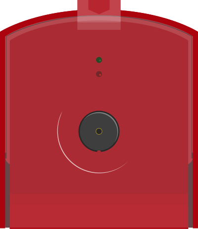 Manual fire alarm activator by Rones clipart
