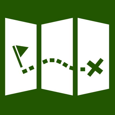 Map icon clipart
