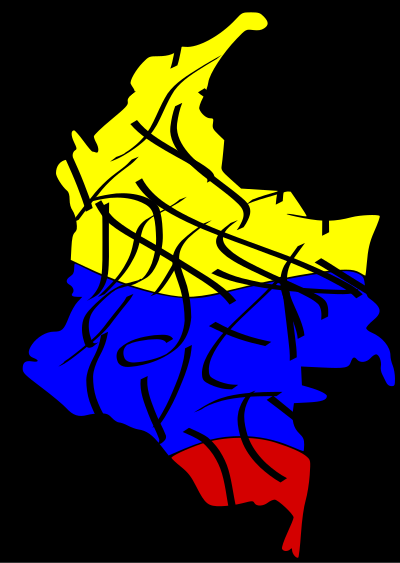 Mapa-colombia clipart
