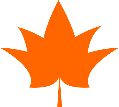 Maple leaf vectorized clipart