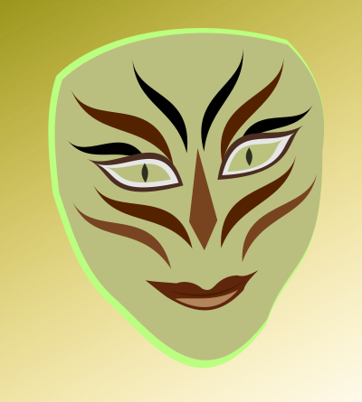 Mascara o clipart
