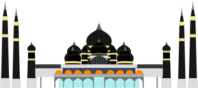 Masjid Kristal (Crystal Mosque), Kuala Terengganu clipart