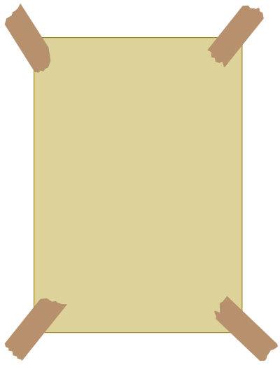 Masking tape frame clipart