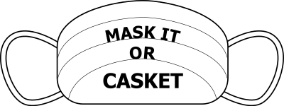 MASKIT OR CASKET 2 clipart