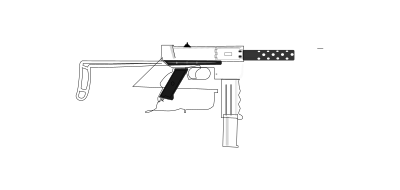 MAT49 SMG clipart