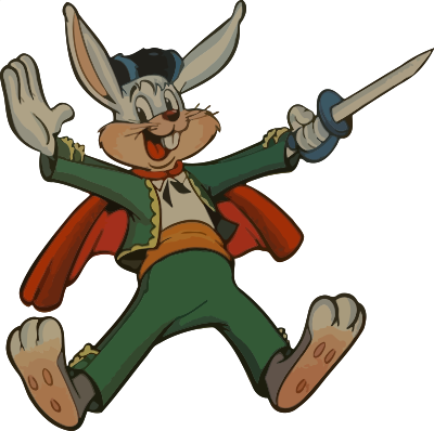 Matador bunny clipart