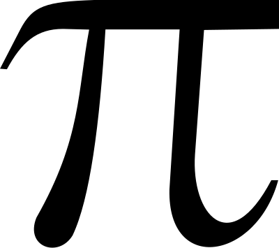 Math pi symbol clipart