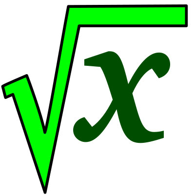 Math sqrt clipart