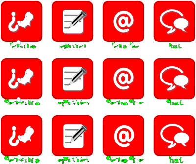 Matriz de botones. Button sprite clipart
