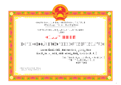 Mau giay khen clipart