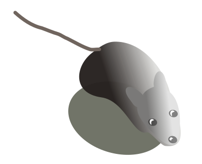 Maus von oben clipart