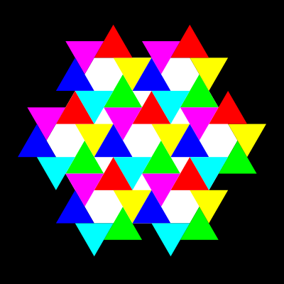 May 22 triangles and hexagons clipart
