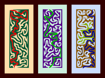 Maze Triptych clipart