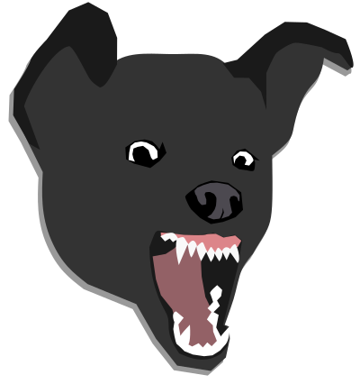 Mean Dog clipart