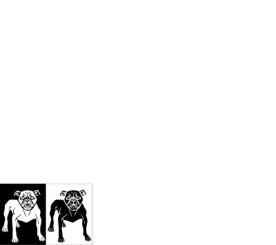 Mean dog pattern clipart
