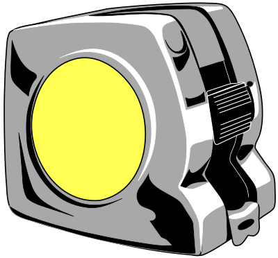 Measuring tape clipart