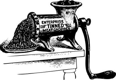 Meat grinder clipart